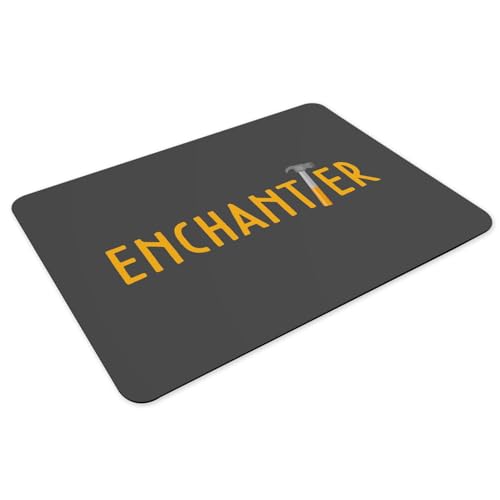 Sets de table en caoutchouc noir 4 pièces format grand format pour table de bricoleur - 3