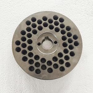 8mm Die Plate for 4-Roller Pellet Mill Chrome-Manganese-Titanium Steel Grinding Disc Hole Plate Compatible with 180 Model Series