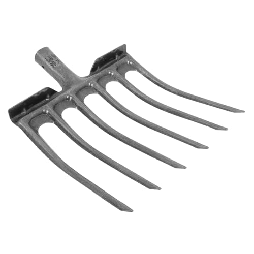 HANABASS Fourche à Bêcher Acier Outil De Jardinage pour Ameublir Le Sol Et Travailler La Terre Accessoire Polyvalent pour Activités Agricoles Jardinage