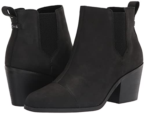 Toms Women's Everly Chelsea Boot, Black, 9 #TOP6