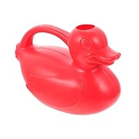 UPKOCH Cartoon Red Duck Watering Can for Capacity Flower Watering Container with Ergonomic Handle Fun Indoor and Outdoor Shower for Garden and Beach Play