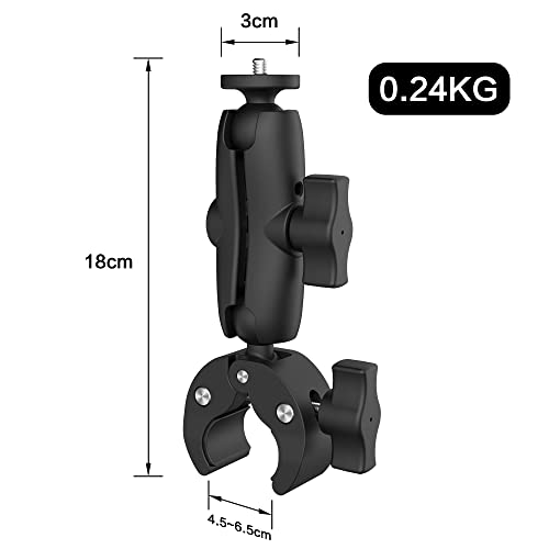 Image of Cam-Grip Ultimate Action Camera And Phone Mount Kit For Motorcycle Vlogging-360 Degree Rotation, Compatible With Gopro, Insta, Dji, Sjcam And More