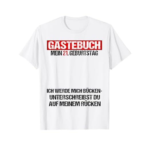Libro de visitas 21 cumpleaños hombre mujer divertido 21 cumpleaños decoración Camiseta