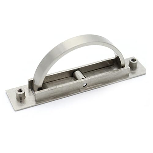 CORHAD Invisible Cabinet Handles Hidden Grip Pulls for Tatami Wardrobe and Drawer Sleek Silver Design for Bar Restaurant and Hotel Use