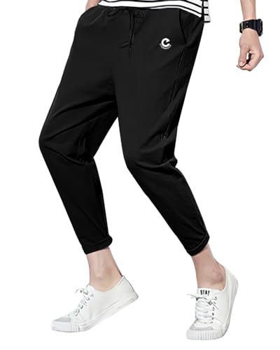 Image of EYEBOGLER Men's Solid Brand Logo Track Pants