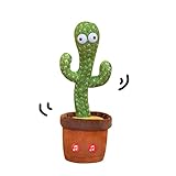 🌵Materiales de alta calidad y juguetes de peluche: el cactus luminoso está hecho de materiales de felpa de alta calidad, que no son tóxicos e inofensivos, y no dañan a los niños. El material agradable al tacto es muy adecuado para que los niños jueguen. Tú y tus hijos pueden usarlo con confianza.