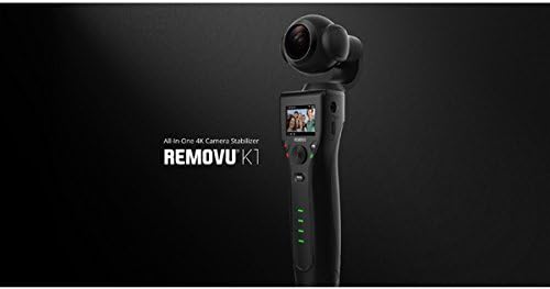 REMOVU K1: Self-Stabilizing 4K Camera Handheld with an Integrated Gimbal, LCD Screen and 4 Hours of Recording
