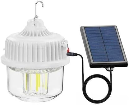 Portable Solar LED Camping Lantern with Solar Panel & USB Charging - Solar Powered, LED Light, Portable Design, Outdoor Camping