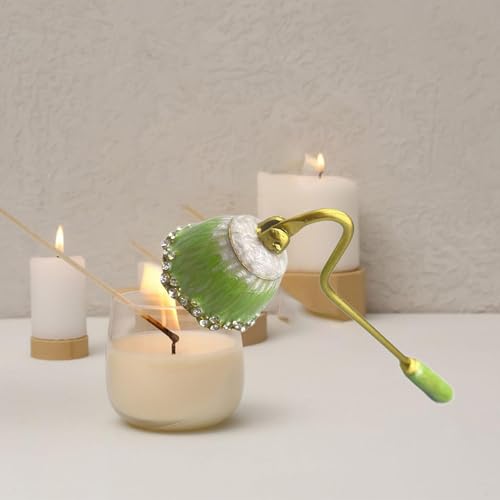 Extintor de velas clásico con construcción robusta color verde 6