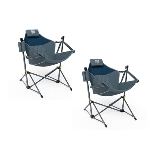 Bengum Hammock Chair TIMBER RIDGE Hammock Camping Chair with Adjustable Backrest, Heavy Duty Folding Hammock Chair...