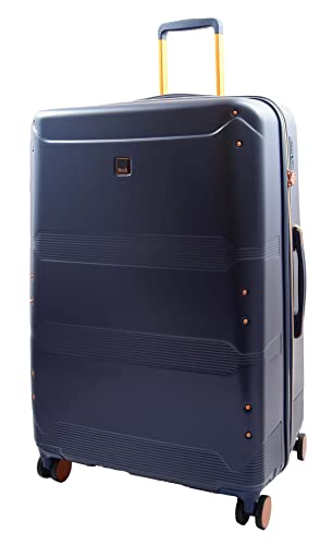 Valise rigide extensible grand format Astro bleu marine pour protéger vos affaires des chocs