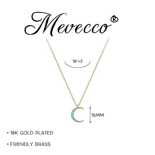Image of MEVECCO Dainty Pendant Layered Necklaces for Women