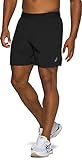 Leichtes Funktionsmaterial ASICS Road Laufshort Herren schwarz, S (46 EU)