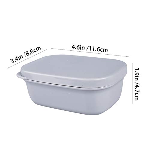 Puting 4Pcs Soap Travel Container Portable Soap Case Leakproof Soap Box Soap Saver Dish With Cover Plastic Soap Bar Holder For Camping Outdoor Bathroom Shower Gym Hiking Traveling #TOP1