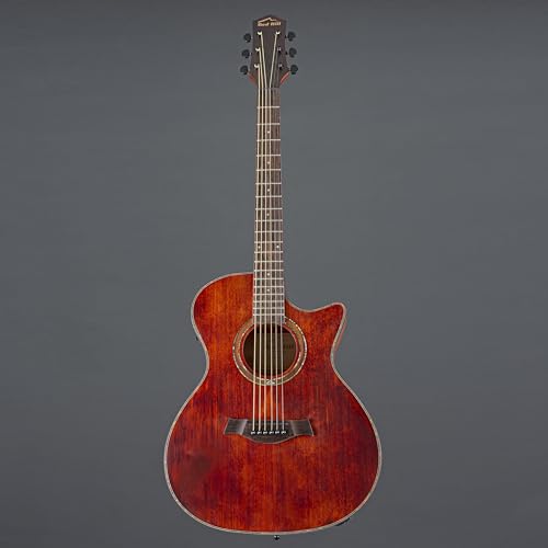 Red Hill Grand Western Vintage Brown – Guitare Acoustique - Les Beatles, Paul McCartney, John Lennon, RIngo Starr, George Harrison Red Hill Grand Western Vintage Brown - Guitare Acoustique – Image 3