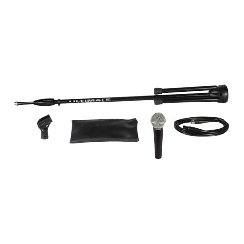 Image of Shure SM58 Professional Dynamic Vocal Microphone with 25-Foot XLR Cable - Cardioid Mic for Live Performance,Studio Recording,Podcasting & Streaming (SM58-CN),Black & Silver,(Pack of 10)