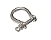 Bow Shackle PIN Chain Hitch Link 6MM GALVANISED Steel