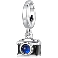Teleye Cámara Colgante Charm Dije de plata esterlina 925
