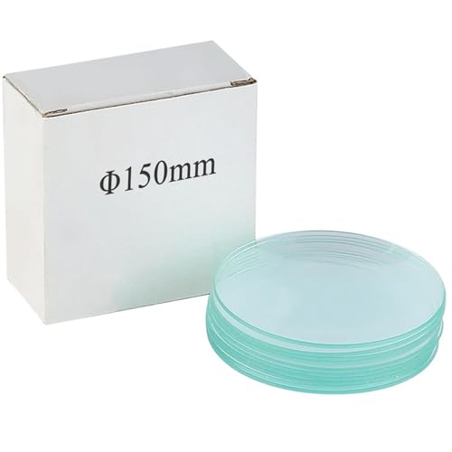 Verre de montre 150 mm contre éclaboussures et évaporation pour bécher de laboratoire
