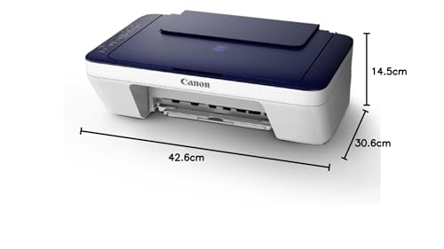 Canon Pixma E477 All-in-One Wireless Ink Efficient Colour Printer (White/Blue) 8 313nI90XPGL