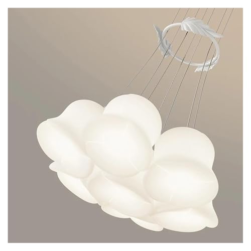 Lustre de plafond à fleurs avec 10 têtes LED au design intérieur moderne