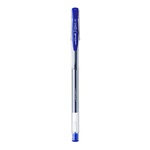 Image of uni-Ball NBGK - 07 Refill & Uniball SIGNO UM-100 Gel Pen (Blue Ink, Pack of 6)