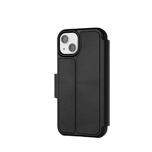 tech21 EvoLite Étui Portefeuille pour iPhone 13-3 avec Porte-Cartes Noir