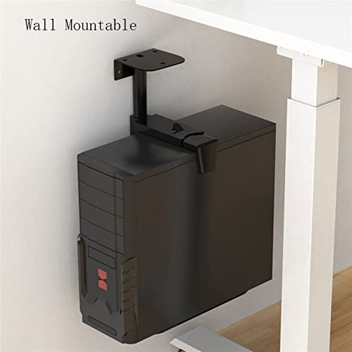 Soporte para CPU soporte CPU colgante de metal para torre PC resistente para escritorio o pared con bandeja miniatura 5