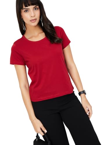 Image of Max Plus Size Women Solid T-Shirt