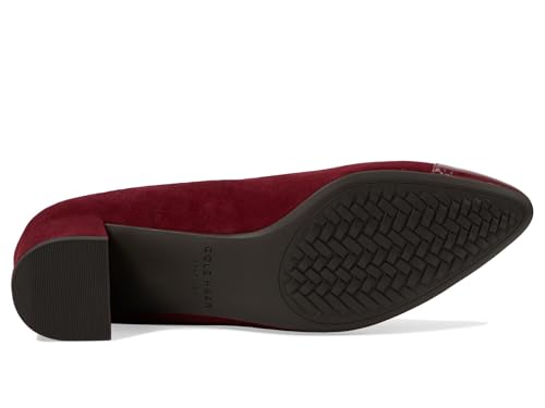 Cole Haan Women's The Go-to Block Heel Pump (45 MM), CH Black Cherry SD, 7 Wide3