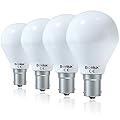 Bonlux 1156 1141 1383 20-99 12V RV Vanity LED Light Bulbs, 3W BA15S Single Contact Bayonet Base Vanity Replacement Bulb for Trailer Marine Anchor Interior Bedroom Light (Natural White 4000K, 4-Pack)
