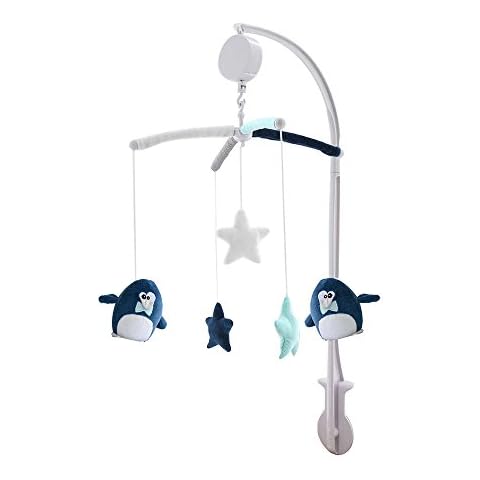 Poyetmotte Penguin Musical Mobile, 25 cm, Poliéster Cover