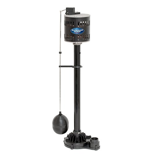 Superior Pump 92333 1/3 HP Thermoplastic Pedestal Sump Pump #1