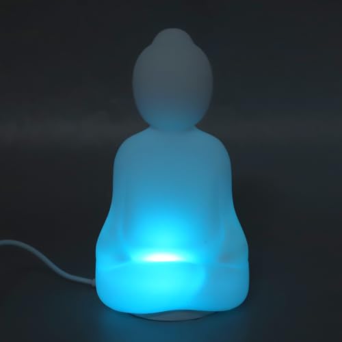 Breathing Yoga 4-7-8 Guided Visual Meditation Tool for Mindfulness, Buddha Statue Rechargeable Breathing Light with 3 Color Mode, Calm Your Mind for Stress & Anxiety Relief, Mindfulness Gifts - Image 4