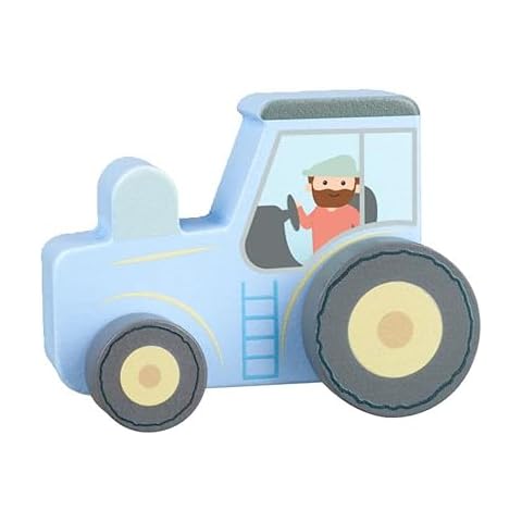 Orange Tree Toys Wooden Push Tractor for Kids Cover