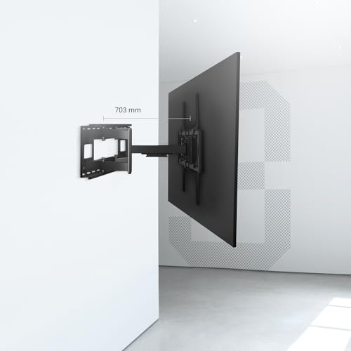 Aisens - WT120TSLE-163 - Supporto Pro Girevole, Inclinabile E Livellabile Per Monitor/Tv 120 Kg Di 60-120, Nero - 7