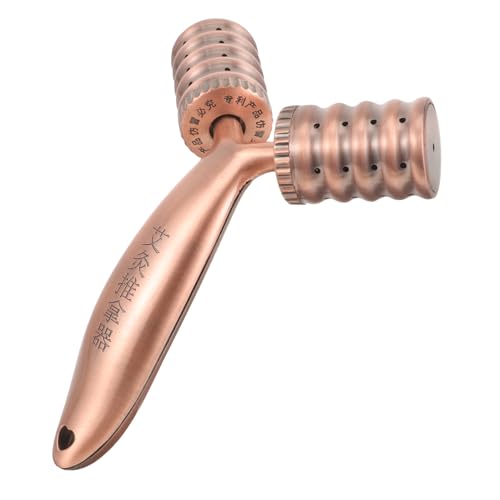PATKAW 1 Juego Instrumento De Moxibustión Masajeador De Cuerpo Instrumento De Fisioterapia Masajeador De Rodillos De Moxibustión Rodillo Masajeador De Moxibustión Acero Inoxidable
