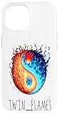 Llama gemela Carcasa para iPhone 15
