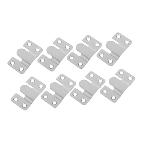 DOITOOL Lot De 8 Crochets Muraux Pour Cadres Photo Fixation Murale Crochets De Suspension Pour Cadres Photo Support De Montage Encastré Clips