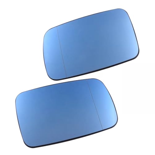 Auto replacement parts Pair Blue Side Door Wing Mirror Glass Fits For BMW E38 1995-01 E39 00-03 Easy repairs