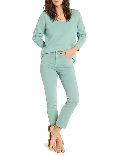 NIC+ZOE Women's Cotton Cord Soft V-Neck Sweater