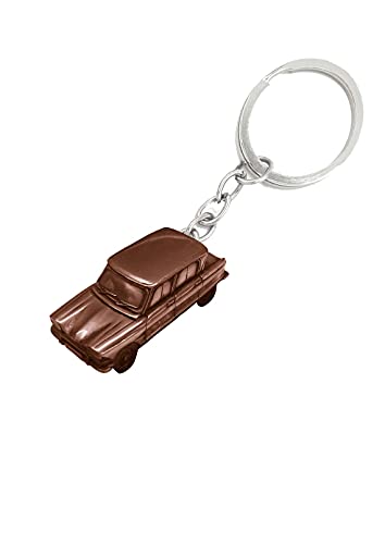 Porte clé voiture classique AMI 6 ref 42 effet cuivre