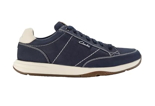 Clarks Townview Lace, Hombre, Nubuck Azul Marino, 42.5 EU