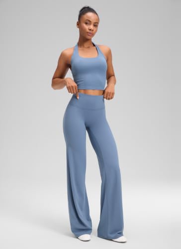 Image of CRZ YOGA Softretch Wide Leg Pants 28 inch /30 inch /32 inch | No Front Seam, Ultimate Comfort, Next to Skin, Yoga, Casual, High Waisted, for Women