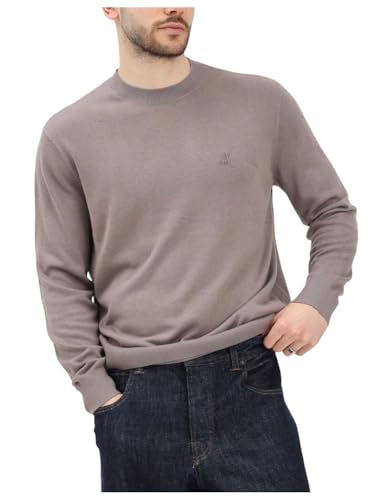 Armani Exchange Men's Cotton Knit Long Sleeve Pullover