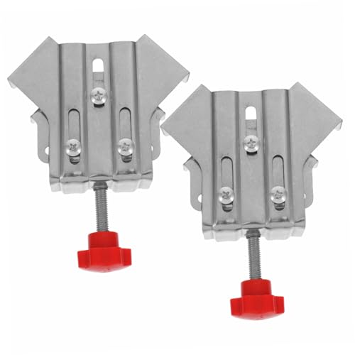 OUNONA Woodworking Clamp Set Stainless Steel 90 Degree Right Angle Clamp for Secure Grip Fish Tanks Picture Frames and