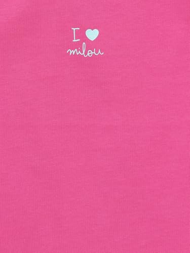 Milou Baby Girl's Regular Fit T-Shirt (GBASICTEE003_Pink - Image 4 thumbnail