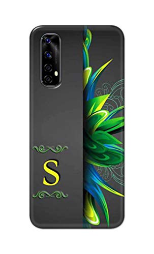 Image of Name II Initial II Letter Alphabet S Hard Back Case Cover for Realme Narzo 20 Pro /Realme 7 / Narzo 30 Back Cover -(J5) VNS2222