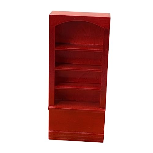 TOYANDONA Libreria Giocattolo in Miniatura in Legno Mini Libreria in Scala 112 Arredamento Per La Casa Per Bambini Bellissimo Oggetto Di Simulazione