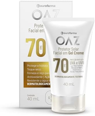 OAZ Protetor Solar Facial FPS 70 40g